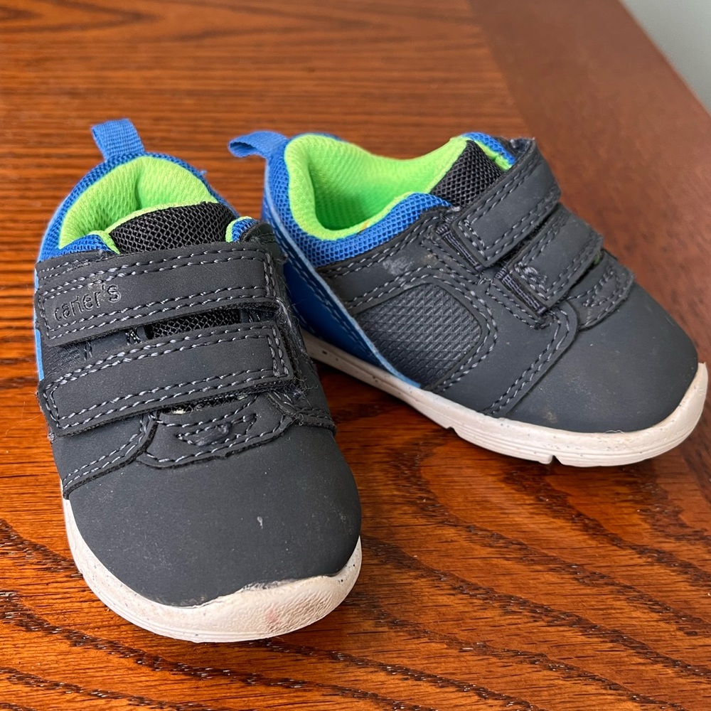 Carter’s Baby Boy Navy Velcro Walker Sneakers - Size 2.5